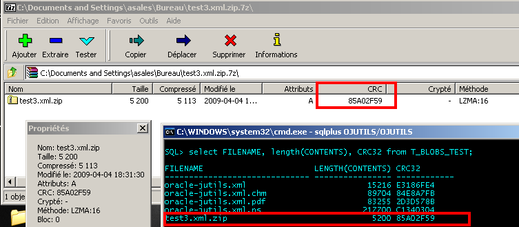 JDBMS_COMPRESS: Trying to open the zipped BLOB (1/6)